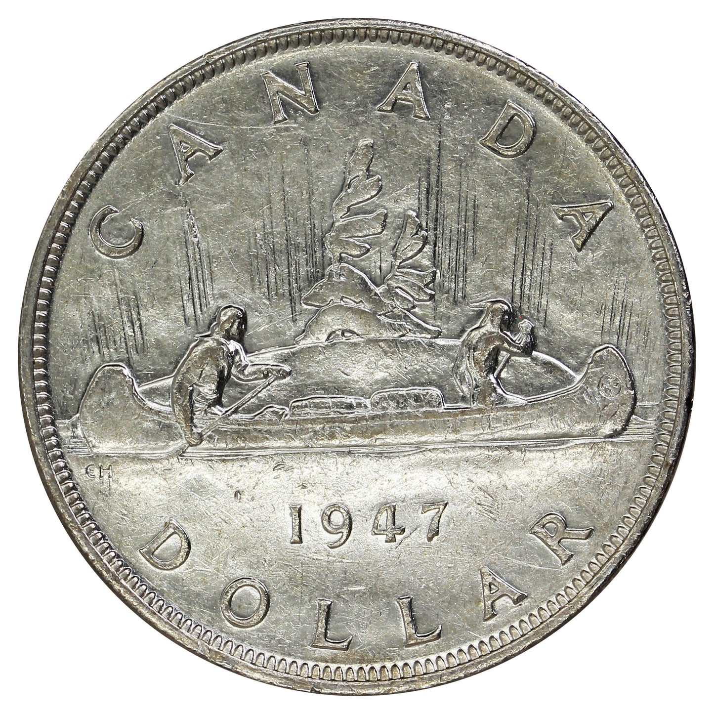 1947 Blunt 7 Canada Dollar VF-EF (VF30) $