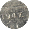 1947 Maple Leaf Canada Dollar ICCS Certified AU50