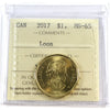 2017 Canada Loon Dollar ICCS Certified MS65