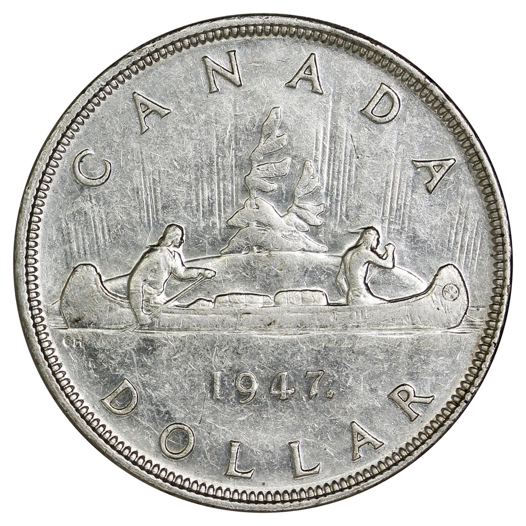 1947 Maple Leaf Canada Dollar VF-EF (VF30) $