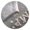 1947 Pointed 7 Quadruple Punched HP Canada Dollar ICCS Certified AU50