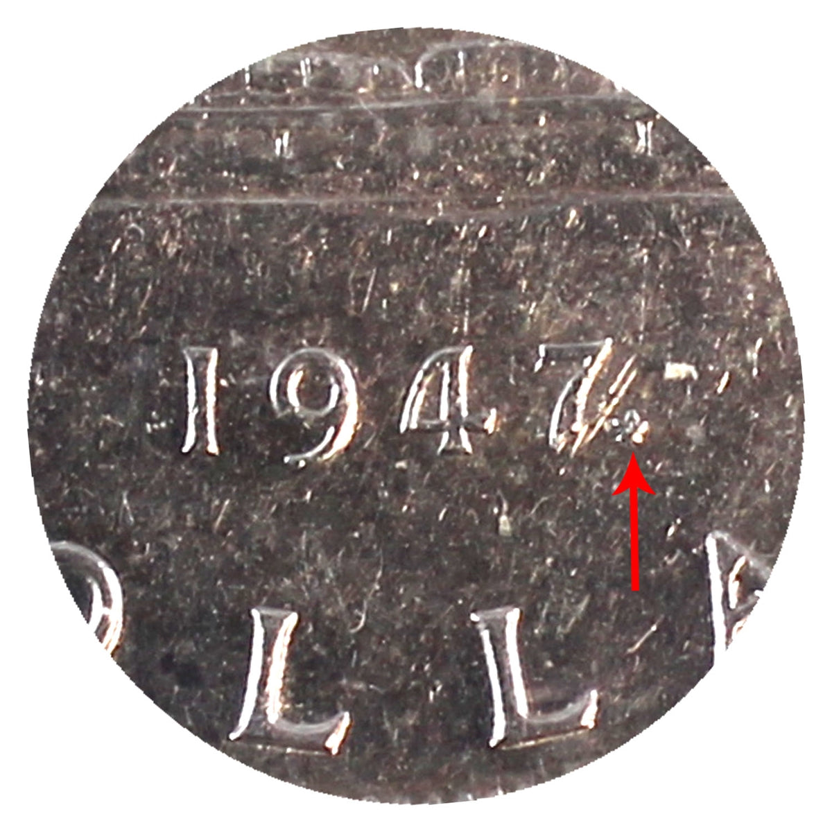 1947 Maple Leaf; Double HP Canada Dollar ICCS Certified EF45