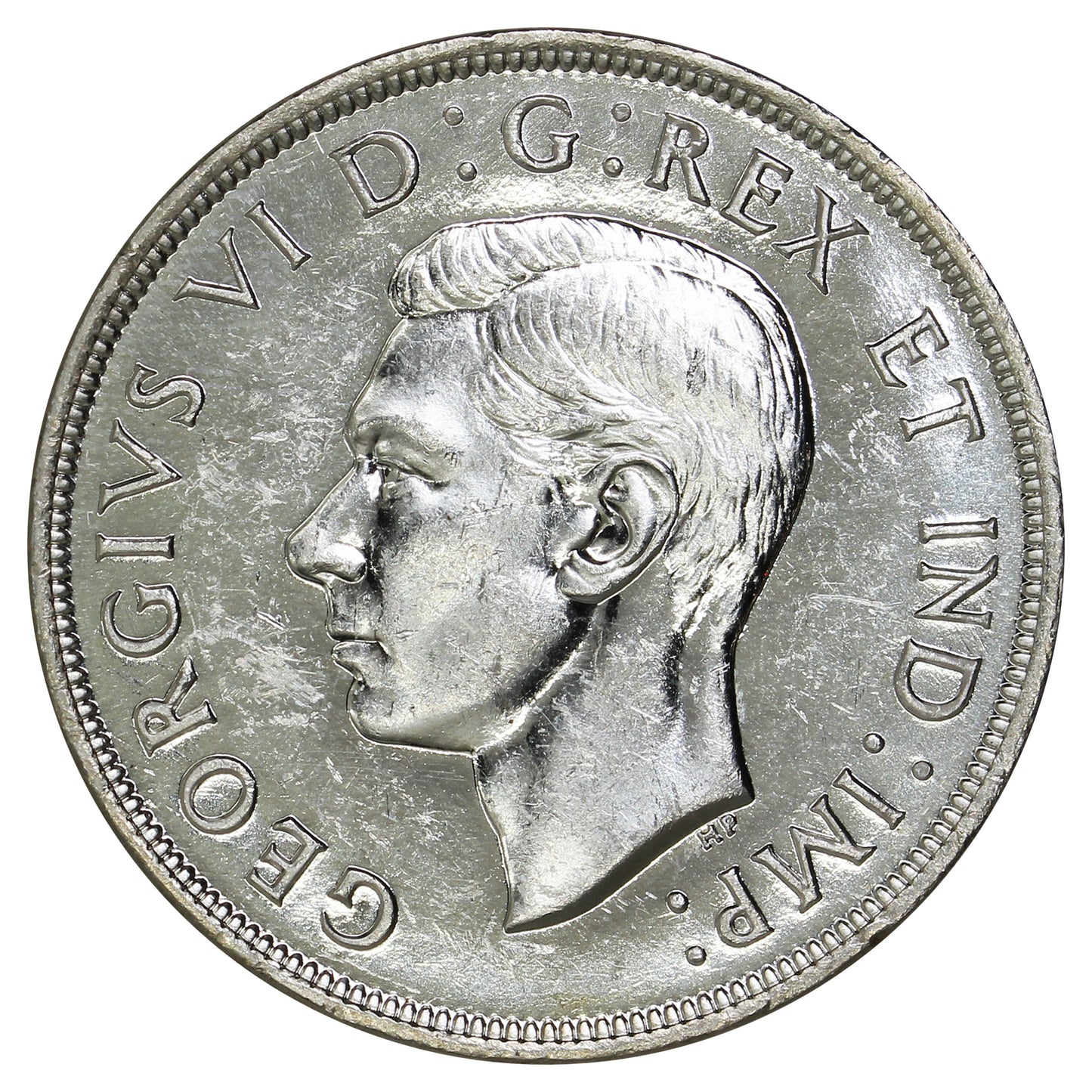 1947 2x HP Pointed 7 Canada Dollar UNC+ (MS62) $