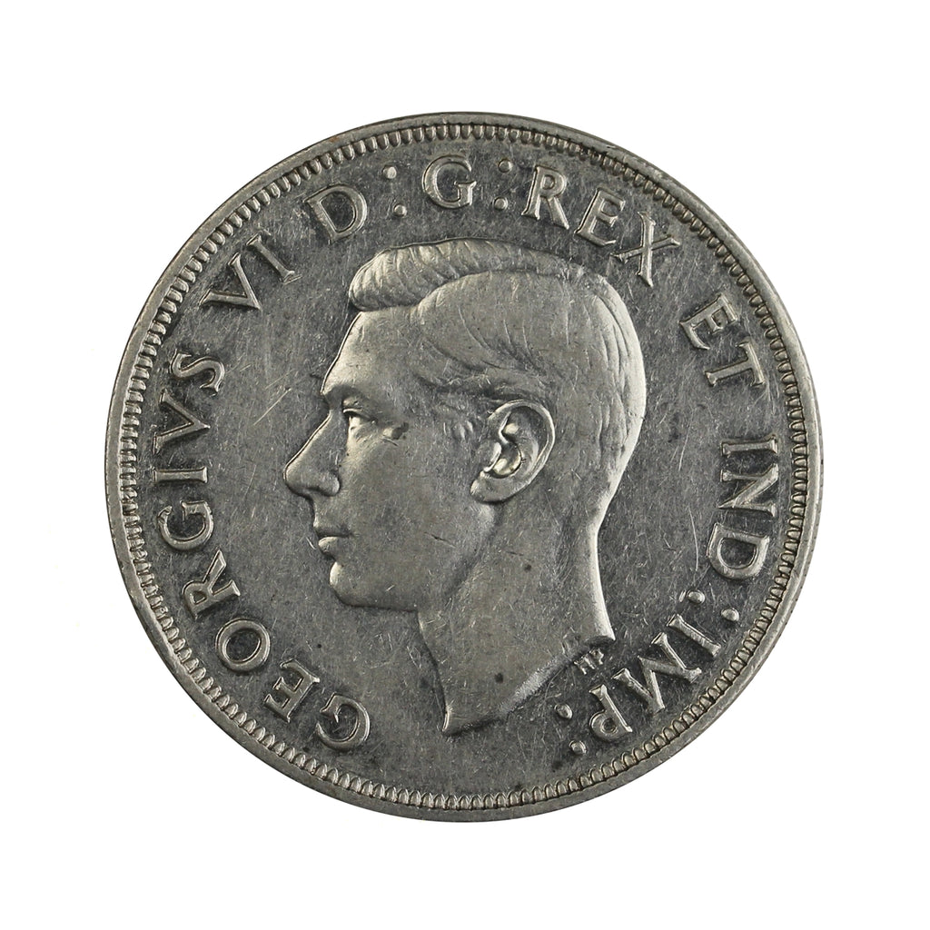 1947 Pointed 7 4x HP Canada Dollar VF-EF (VF30) $