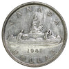 1947 Pointed 7 Canada Dollar VF-EF (VF30) $