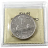 1947 Pointed 7; Quadruple Punched HP Canada Dollar ICCS Certified AU55
