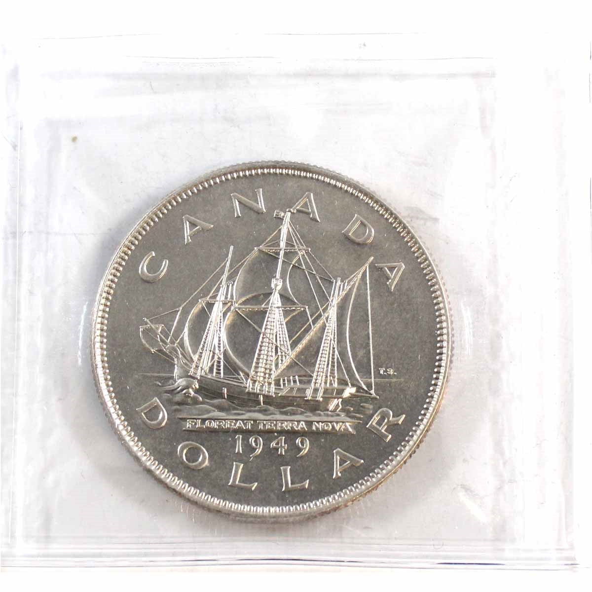 1949 Canada Dollar ICCS Certified AU50