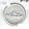 1948 Canada Dollar VF-EF (VF30) $