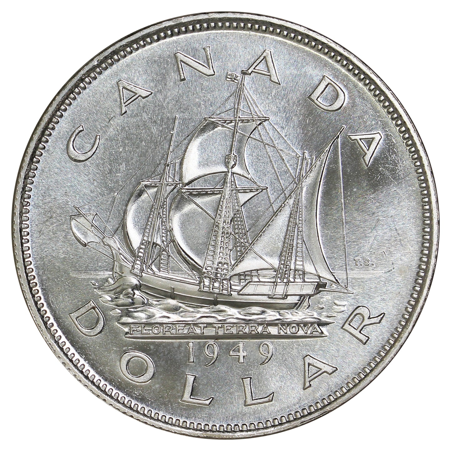 1949 Canada Dollar Choice Brilliant Uncirculated (MS64)