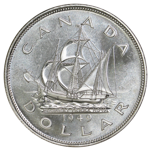 1949 Canada Dollar Choice Brilliant Uncirculated (MS64)