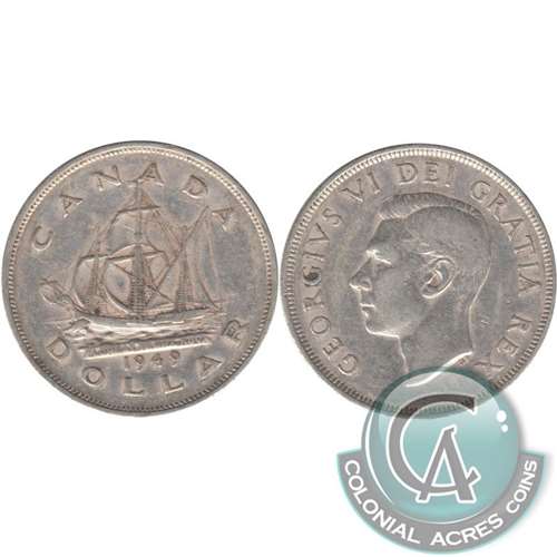 1949 Canada Dollar F-VF (F15)