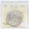 1936 Canada Dollar ICCS Certified AU58