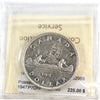 1947 Pointed 7, Double HP Canada Dollar ICCS Certified EF40