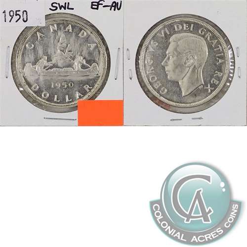 1950 SWL Canada Dollar EF-AU (EF45)