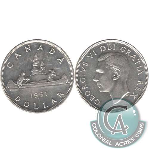 1951 Canada Dollar AU-UNC (AU55)
