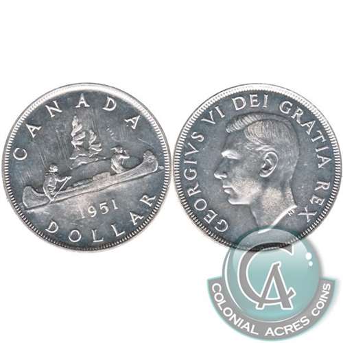 1951 Canada Dollar Brilliant Uncirculated (MS63)