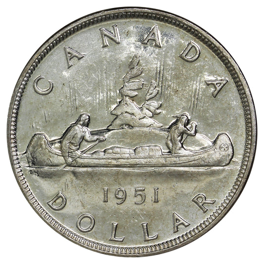 1951 SWL Canada Dollar Brilliant Uncirculated $
