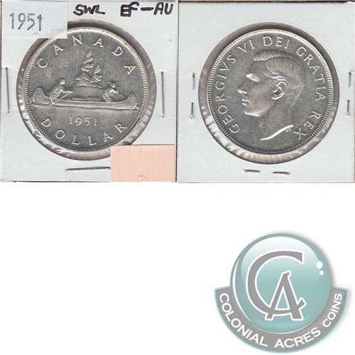 1951 SWL Canada Dollar EF-AU (EF45)