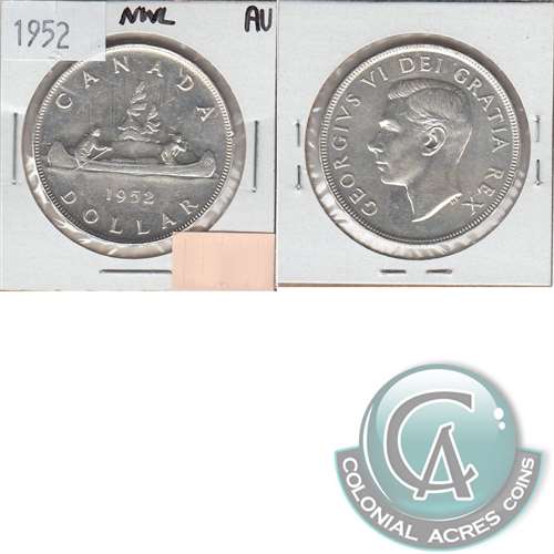 1952 NWL Canada Dollar Almost Uncirculated (AU50)