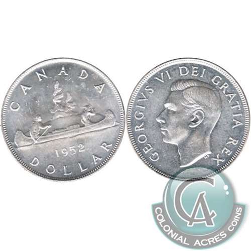 1952 NWL Canada Dollar Brilliant Uncirculated (MS63) $