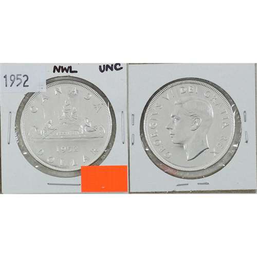 1952 NWL Canada Dollar Uncirculated (MS60)