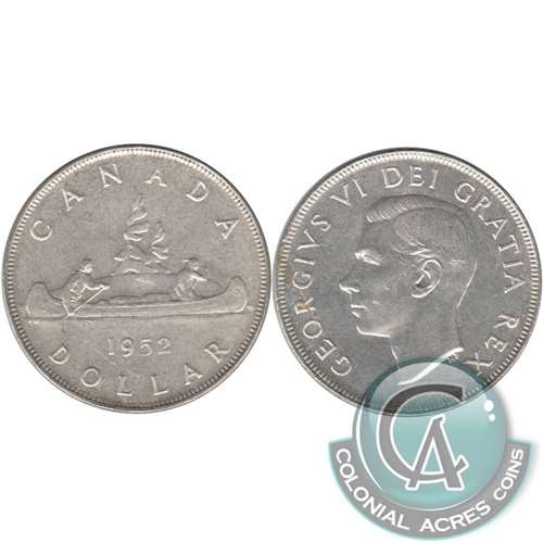 1952 SWL Canada Dollar Almost Uncirculated (AU50)