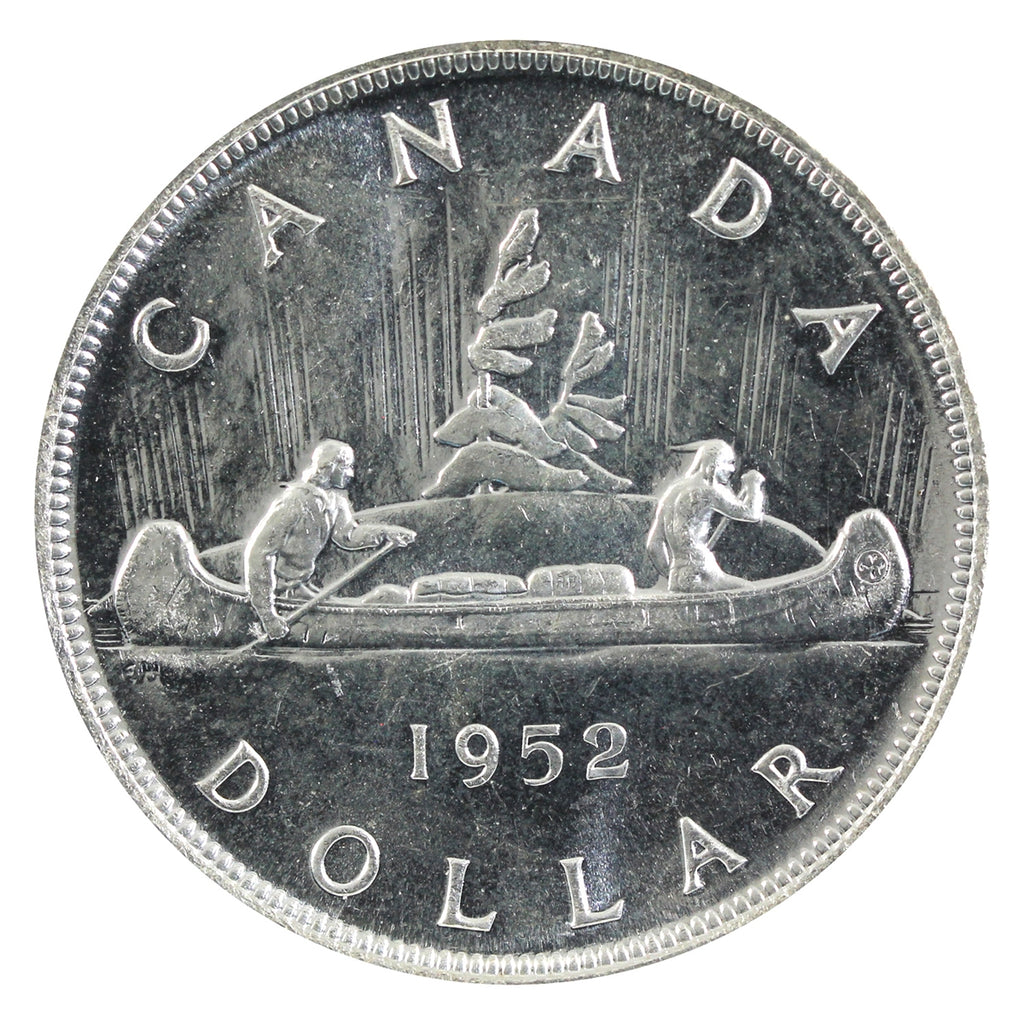 1952 SWL Canada Dollar Brilliant Uncirculated (MS63) $
