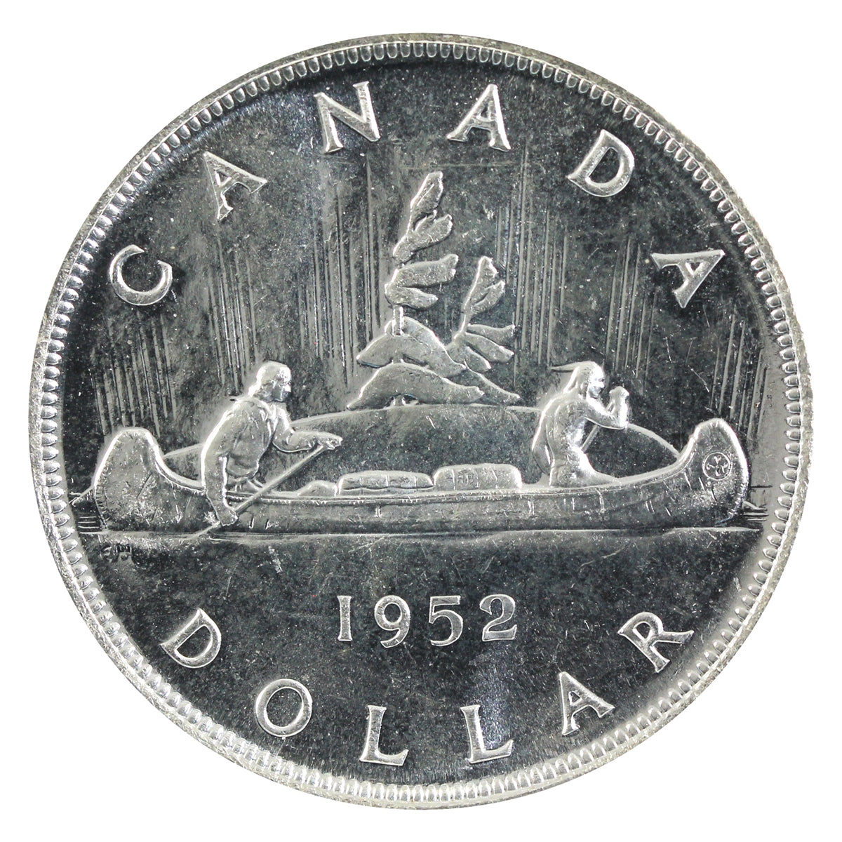 1952 SWL Canada Dollar Brilliant Uncirculated (MS63) $