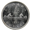 1953 NSS Canada Dollar Choice Brilliant Uncirculated (MS64)