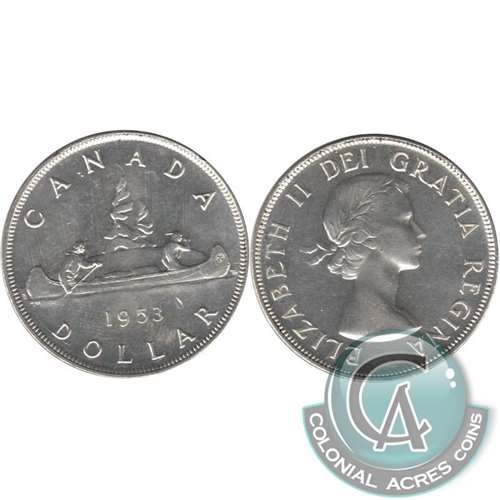 1953 NSS SWL Canada Dollar AU-UNC (AU55)