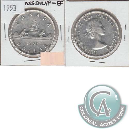 1953 NSS SWL Canada Dollar VF-EF (VF30)