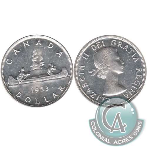 1953 SS Canada Dollar Almost Uncirculated (AU50)