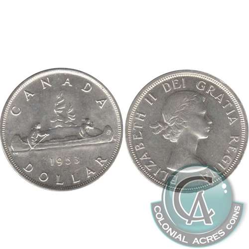 1953 SS SWL Canada Dollar Almost Uncirculated (AU50)