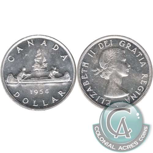 1954 Canada Dollar Brilliant Uncirculated (MS63) $