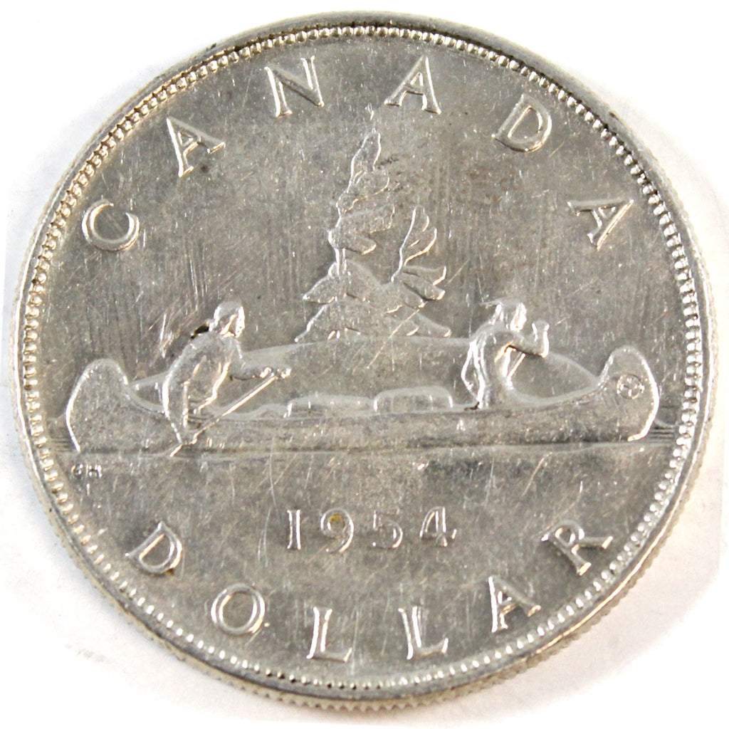 1954 Canada Dollar Extra Fine (EF40)