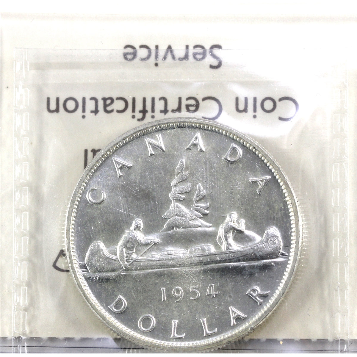 1954 Canada Dollar ICCS Certified MS63