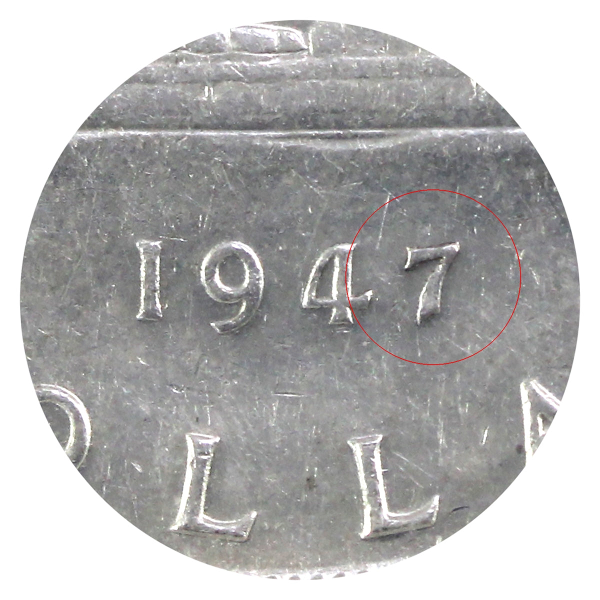 1947 Blunt 7 Canada Dollar ICCS Certified VF30