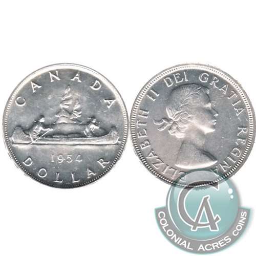 1954 SWL Canada Dollar Almost Uncirculated (AU50)