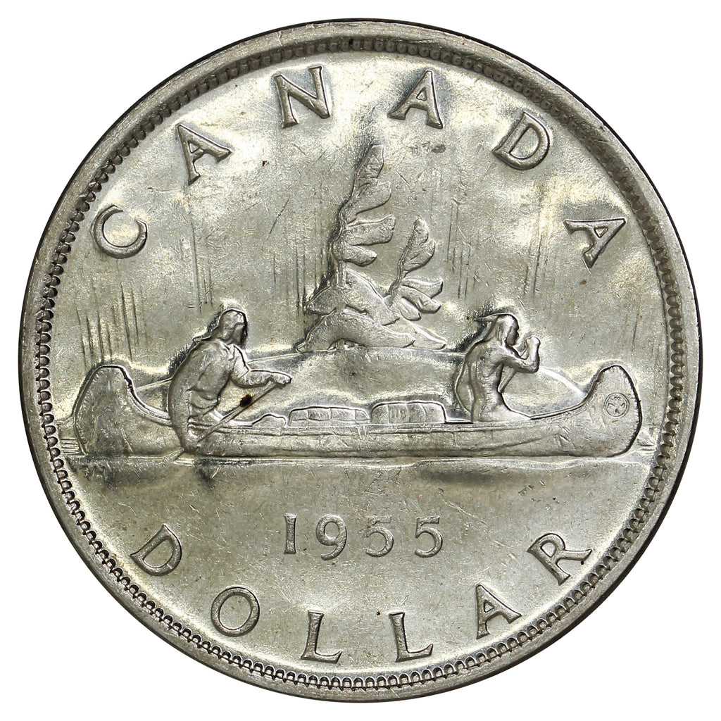 1955 Arnprior Without Die Break Canada Dollar AU-UNC (AU55)