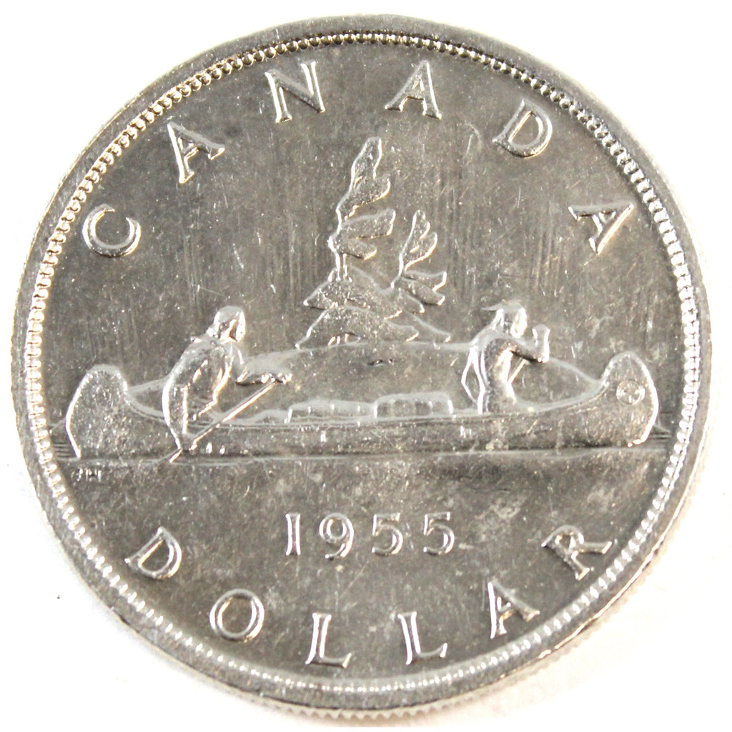 1955 Canada Dollar EF-AU (EF45)