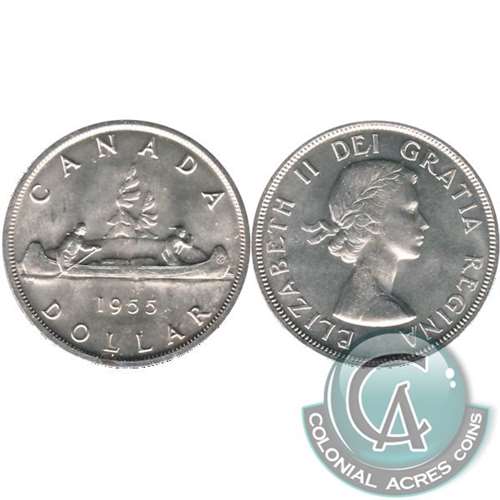 1955 Canada Dollar UNC+ (MS62)