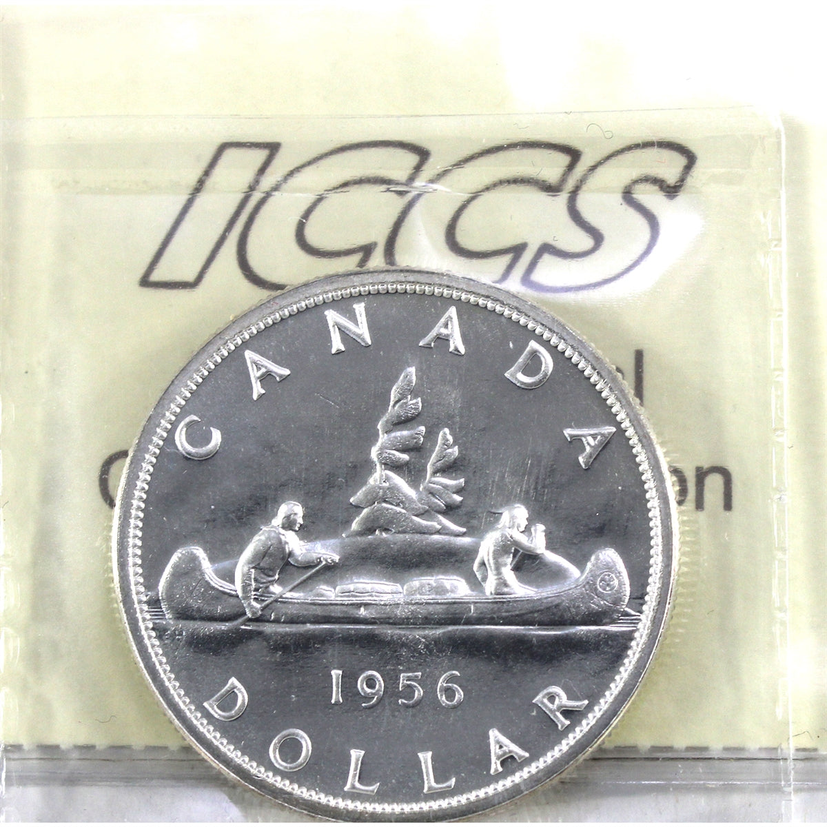 1956 Canada Dollar ICCS Certified PL65 Cameo