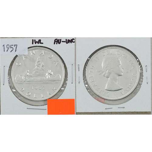 1957 1 WL Canada Dollar AU-UNC (AU55)