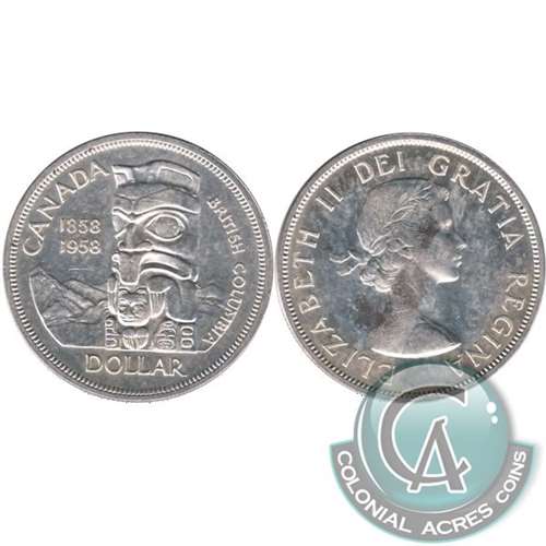 1958 Canada Dollar AU-UNC (AU55)