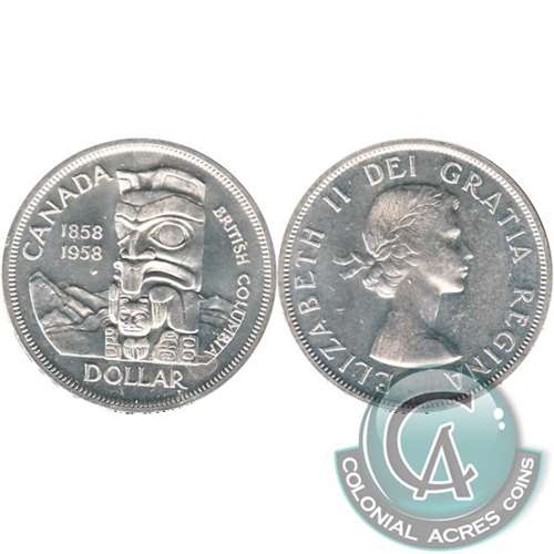 1958 Canada Dollar Brilliant Uncirculated (MS63)
