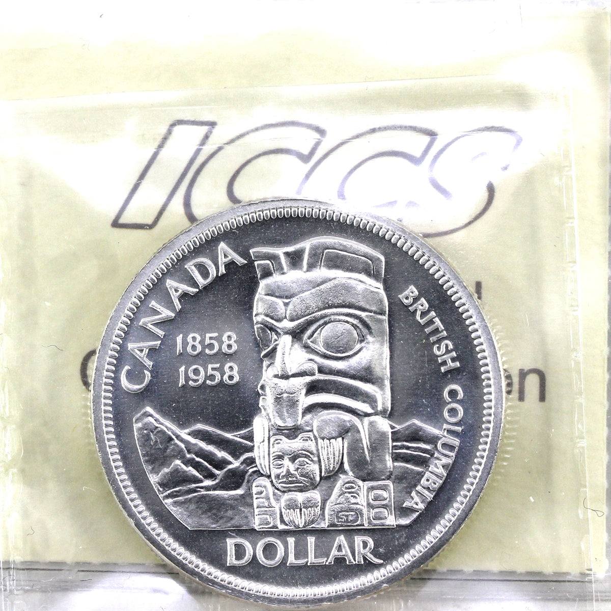 1958 Canada Dollar ICCS Certified PL-65 Heavy Cameo