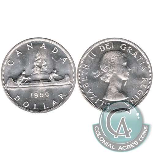1959 Canada Dollar Brilliant Uncirculated (MS63)