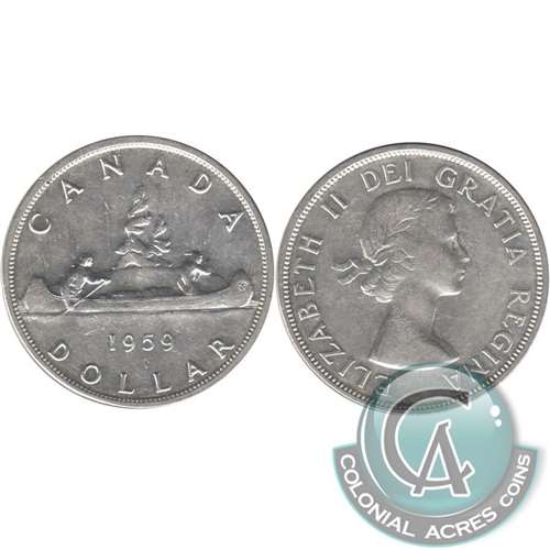 1959 Canada Dollar VF-EF (VF30)