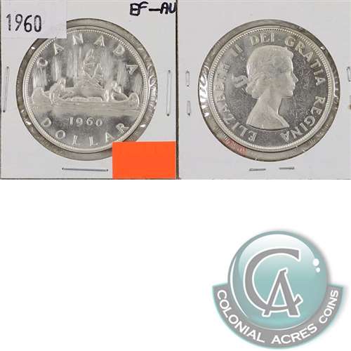 1960 Canada Dollar EF-AU (EF45)