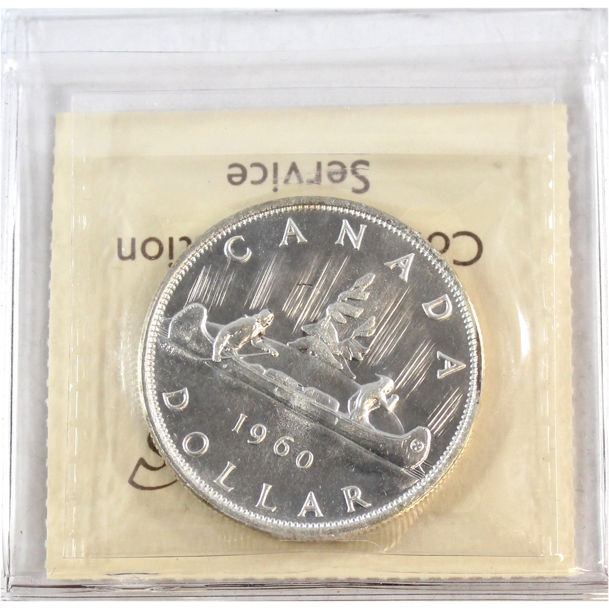 1960 Canada Dollar ICCS Certified PL-66 Heavy Cameo